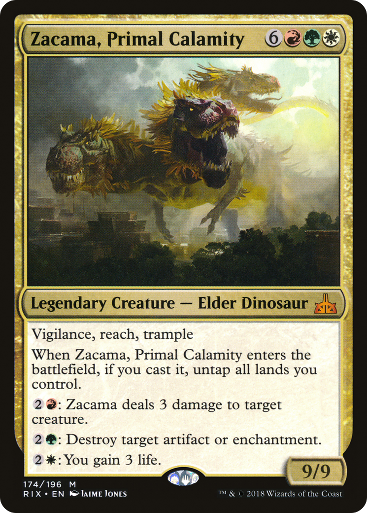 Zacama, Primal Calamity (RIX-174) (Foil)