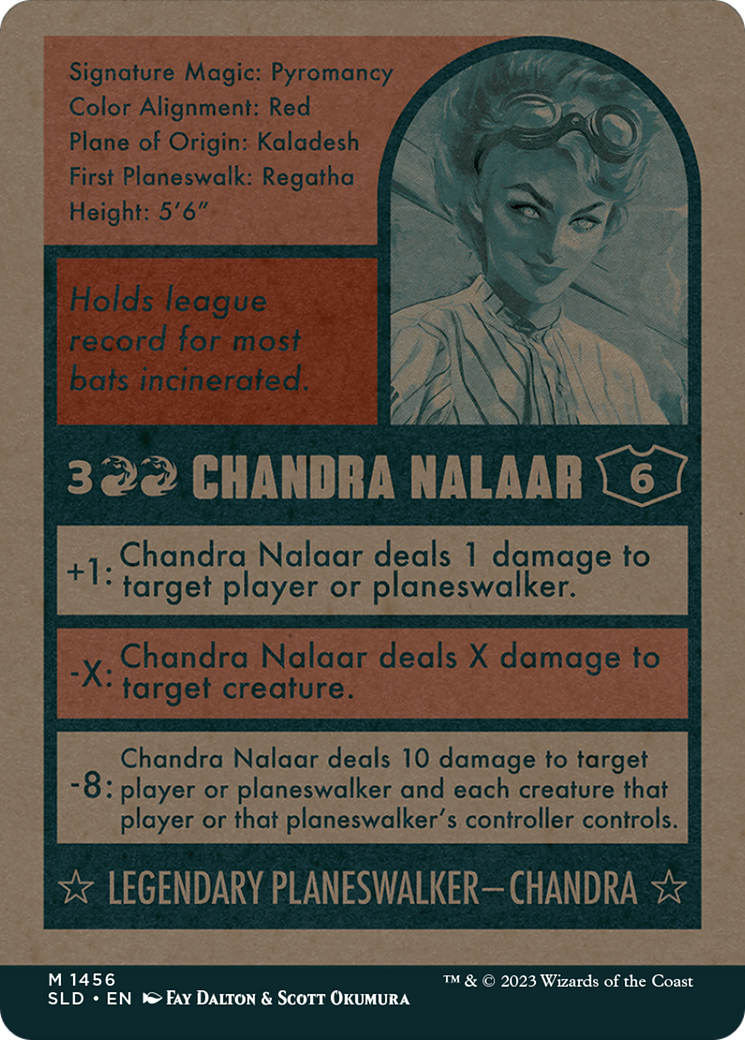 Chandra Nalaar // Chandra Nalaar (SLD-1456) (Full Art) (Borderless) (Foil)