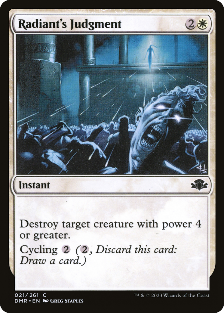 Radiant's Judgment (DMR-021)