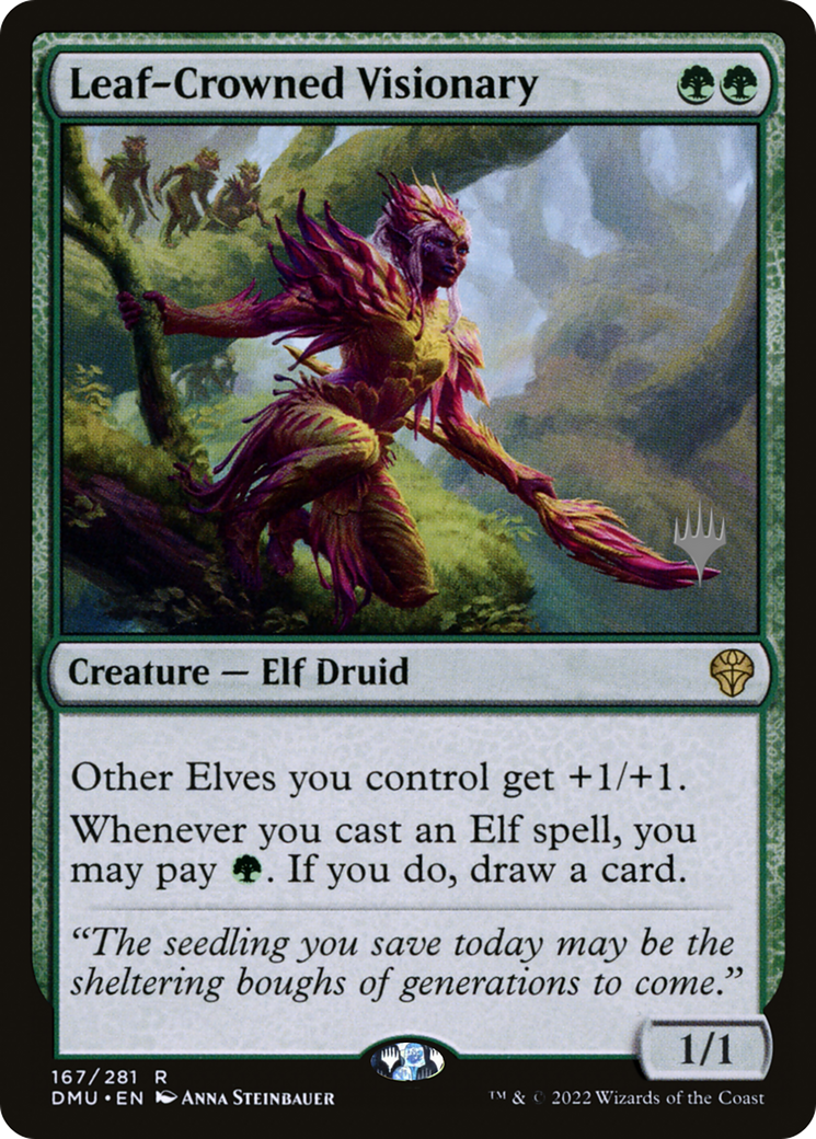 Leaf-Crowned Visionary (PPDMU-167P) (Foil)