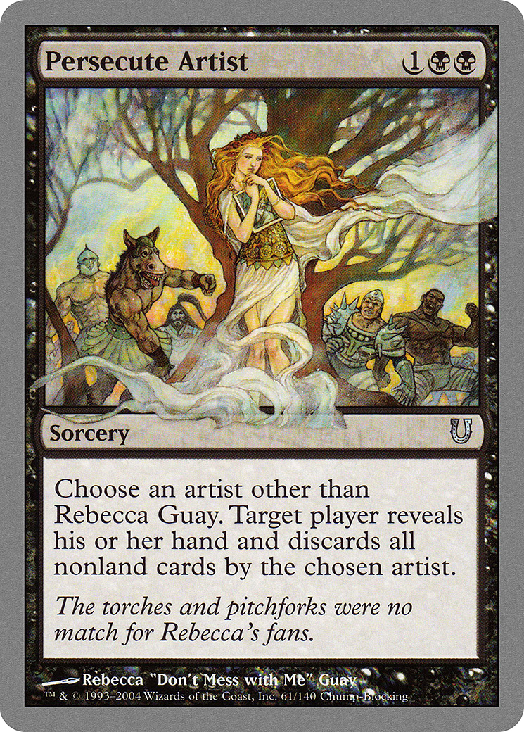 Persecute Artist (UNH-061) (Foil)