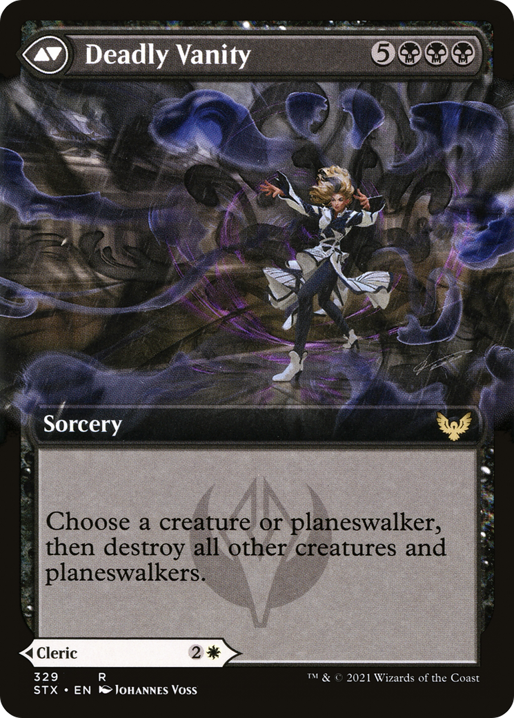 Selfless Glyphweaver // Deadly Vanity (STX-329) (Extended Art)
