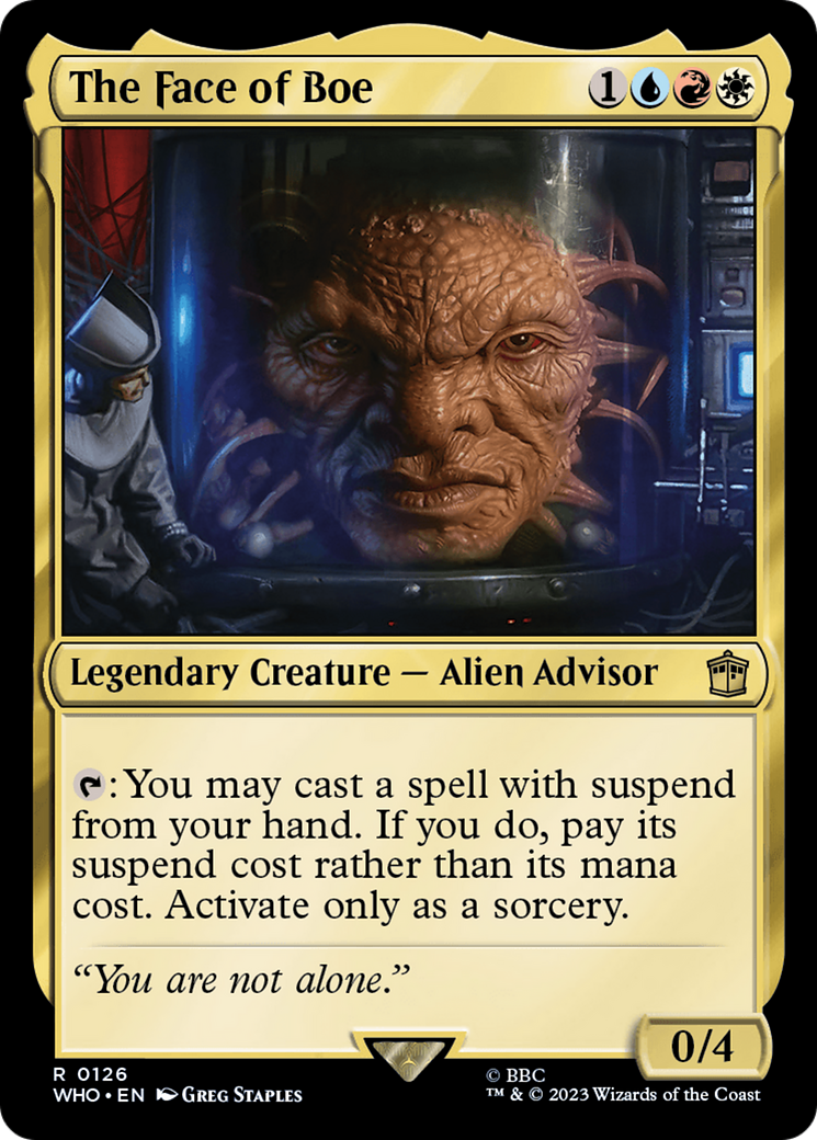 The Face of Boe (WHO-126) (Foil)