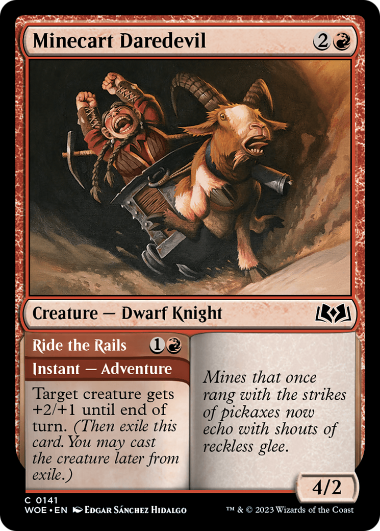 Minecart Daredevil // Ride the Rails (WOE-141)