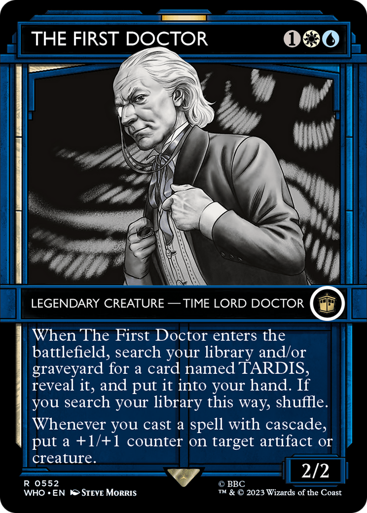 The First Doctor (WHO-552) (Showcase) (Borderless) (Foil)