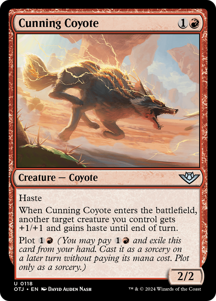 Cunning Coyote (OTJ-118) (Foil)