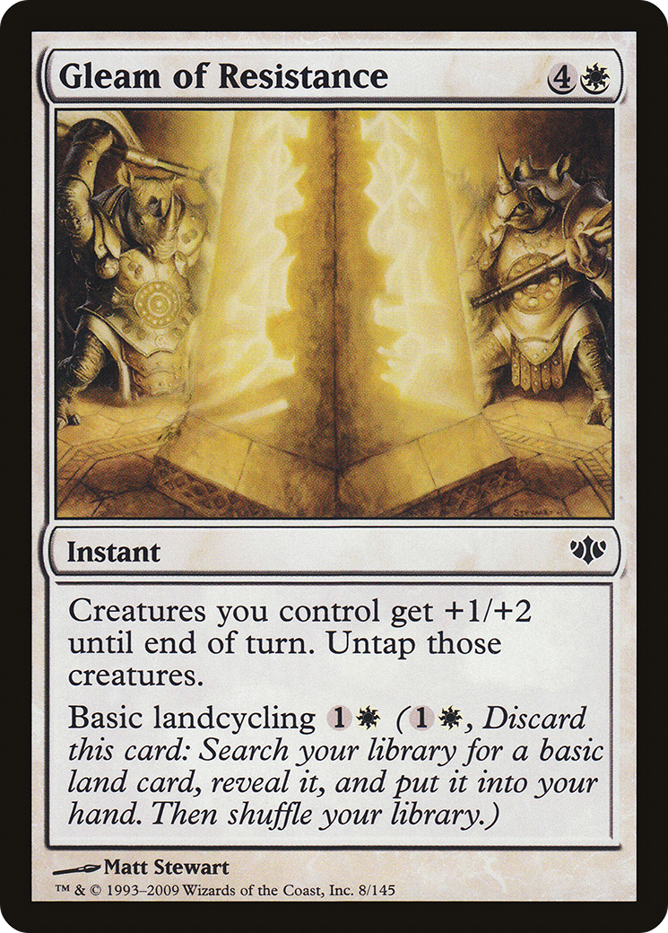 Gleam of Resistance (CON-008) (Foil)