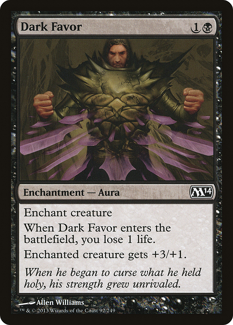 Dark Favor (M14-092) (Foil)