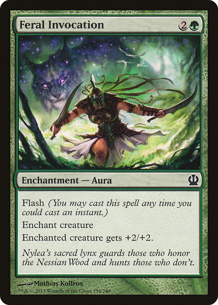 Feral Invocation (THS-158) (Foil)