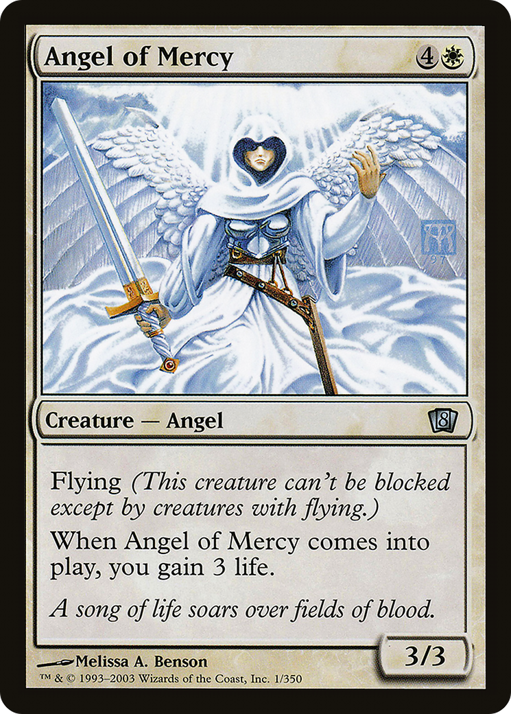 Angel of Mercy (8ED-001★) (Foil)