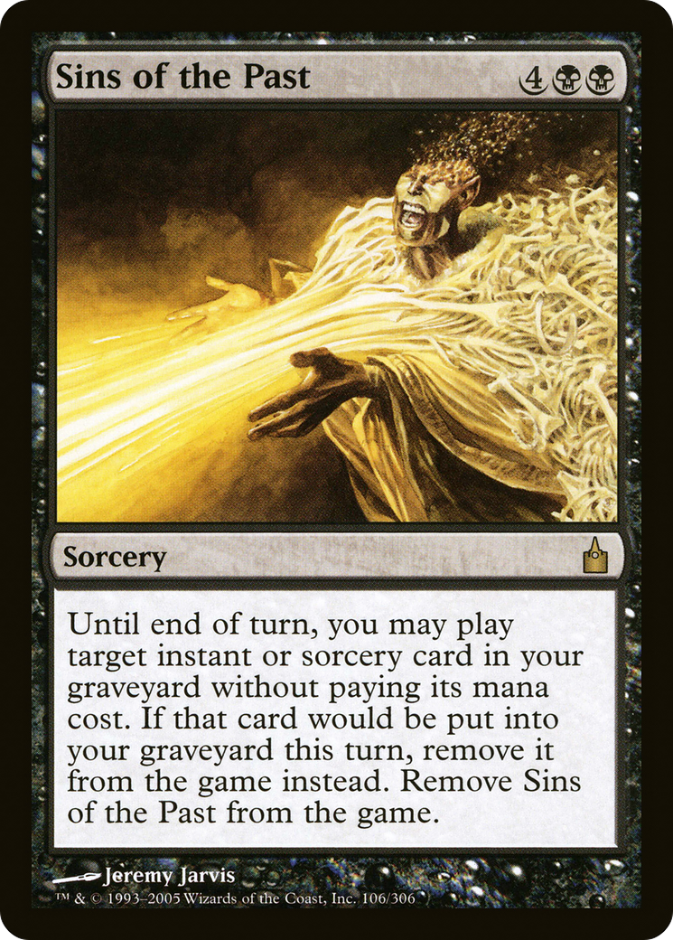 Sins of the Past (RAV-106) (Foil)