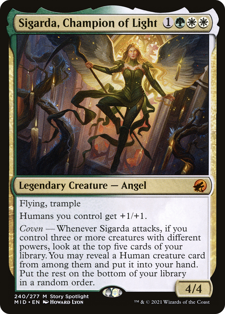Sigarda, Champion of Light (MID-240) (Foil)