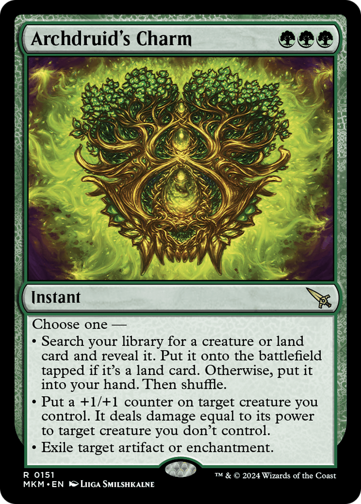 Archdruid's Charm (MKM-151) (Foil)
