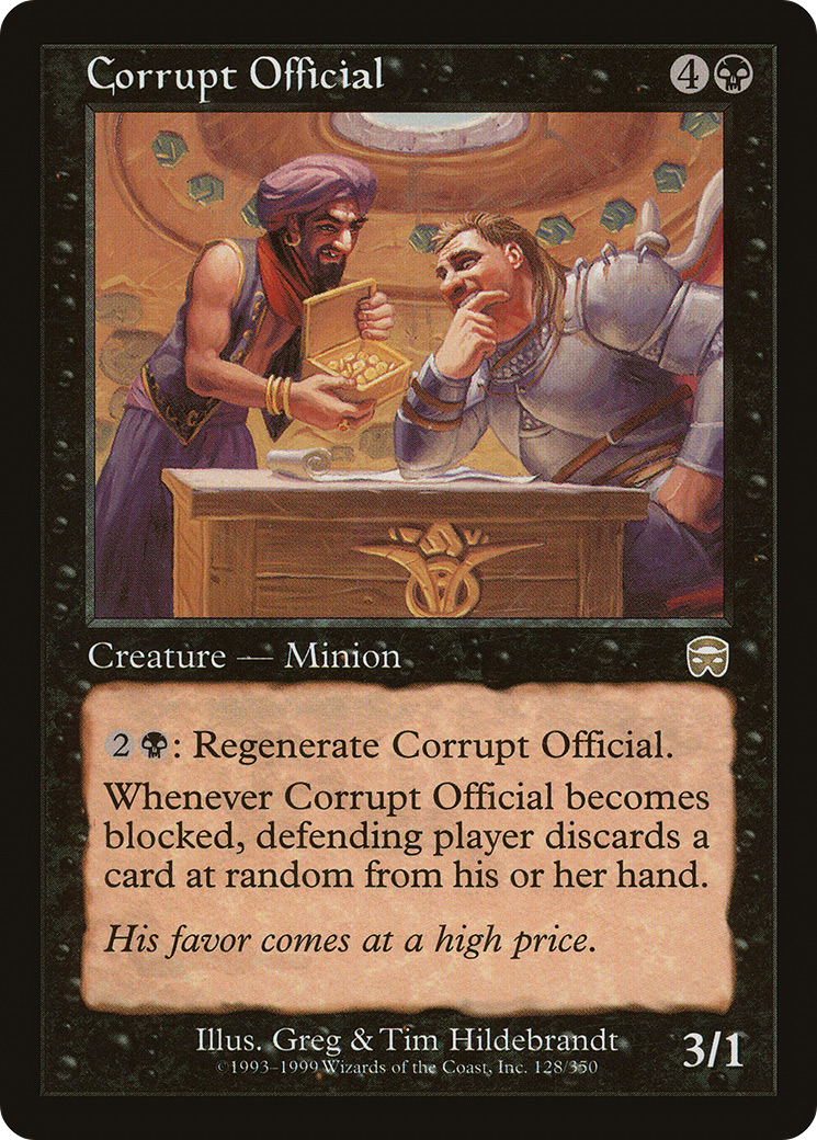 Corrupt Official (MMQ-128) (Foil)