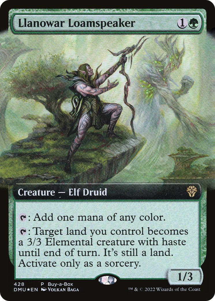 Llanowar Loamspeaker (BABP-428) (Extended Art) (Foil)