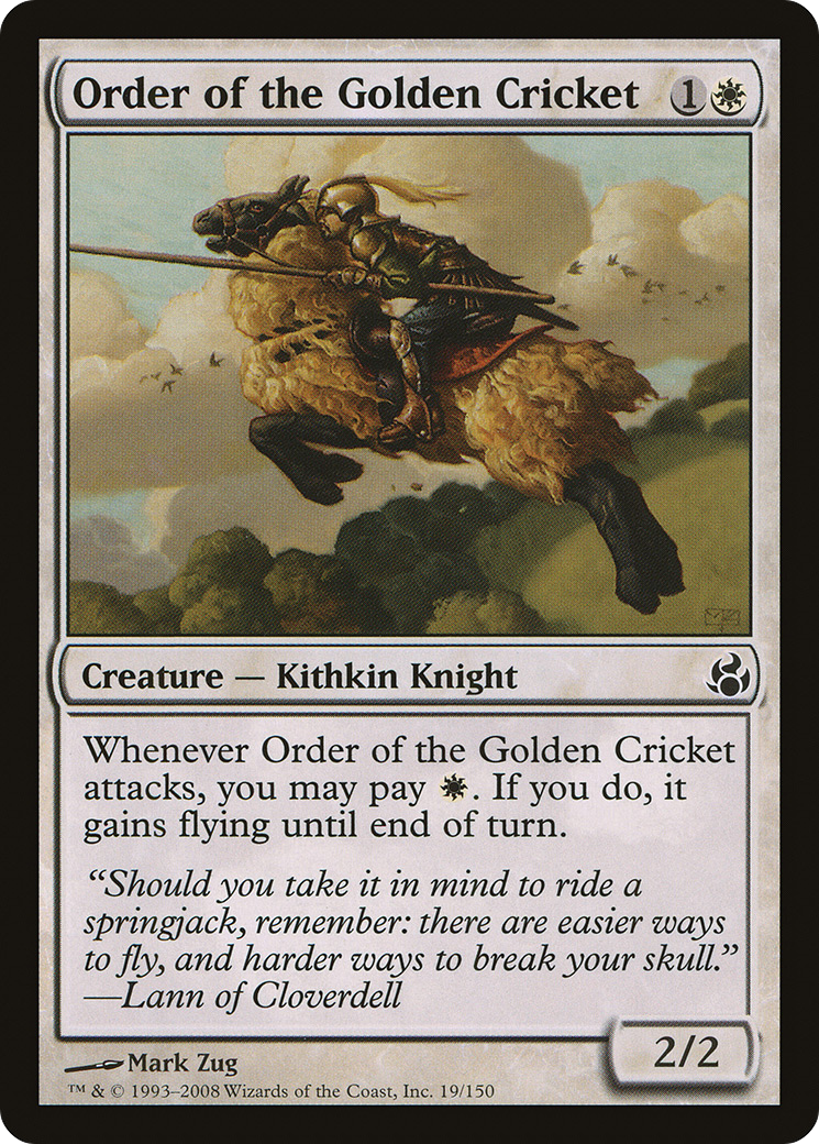 Order of the Golden Cricket (MOR-019) (Foil)