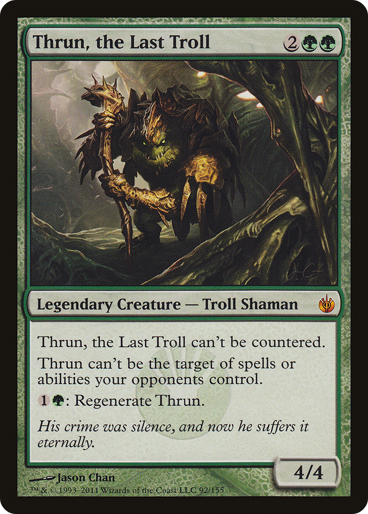 Thrun, the Last Troll (MBS-092) (Foil)