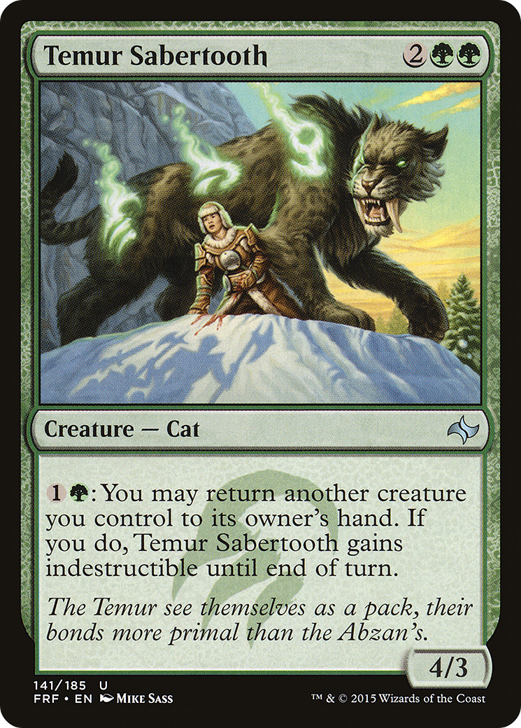 Temur Sabertooth (FRF-141) (Foil)