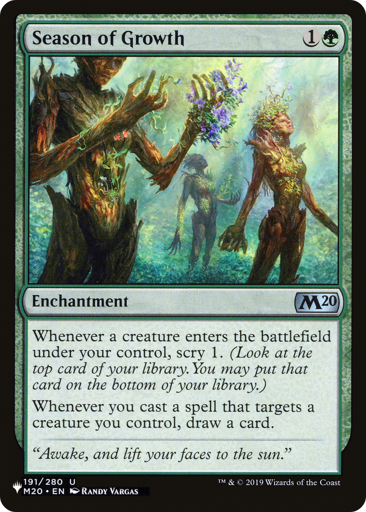 Season of Growth (LIST-M20-191)