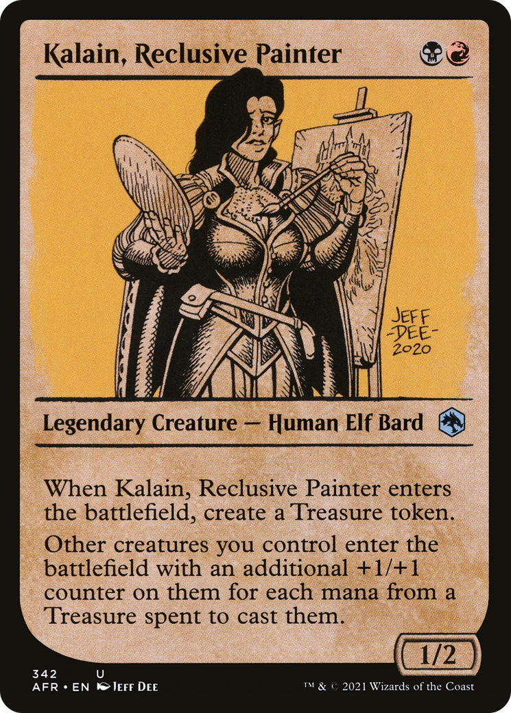 Kalain, Reclusive Painter (AFR-342) (Showcase) (Foil)