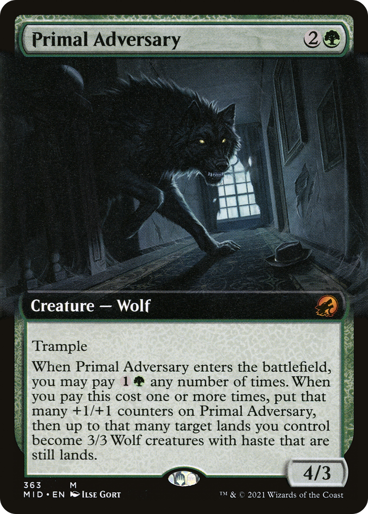 Primal Adversary (MID-363) (Extended Art)