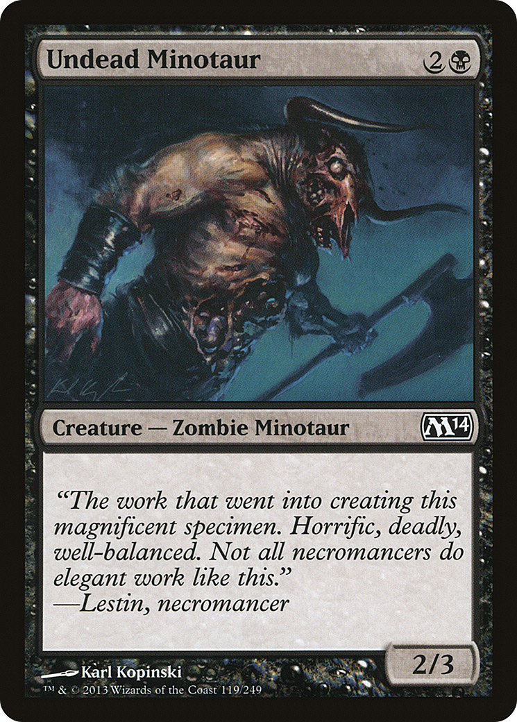 Undead Minotaur (M14-119)