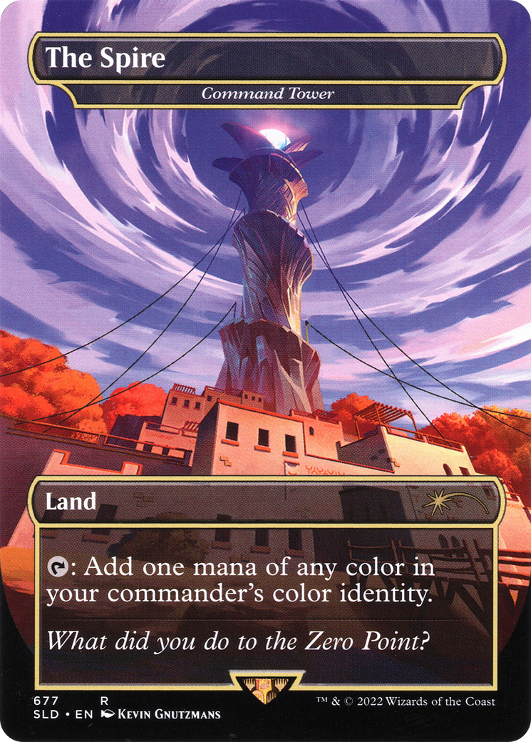 The Spire / Command Tower (SLD-677) (Borderless) (Foil)