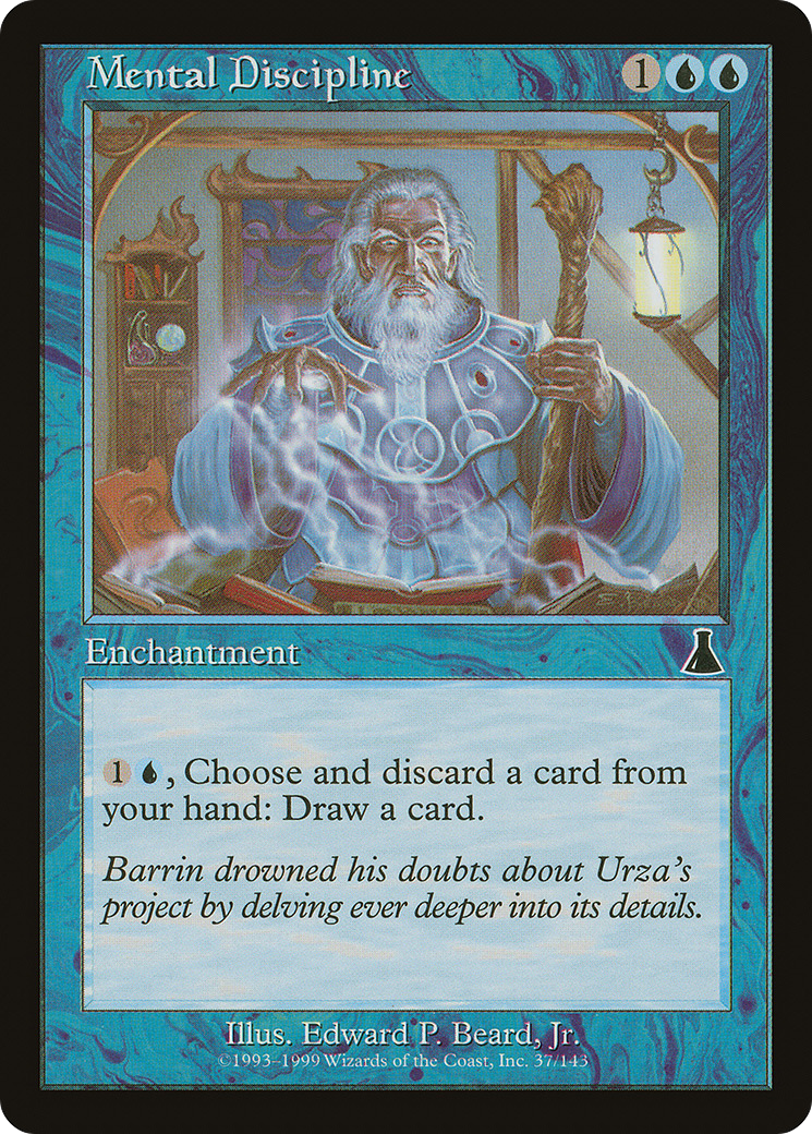 Mental Discipline (UDS-037) (Foil)