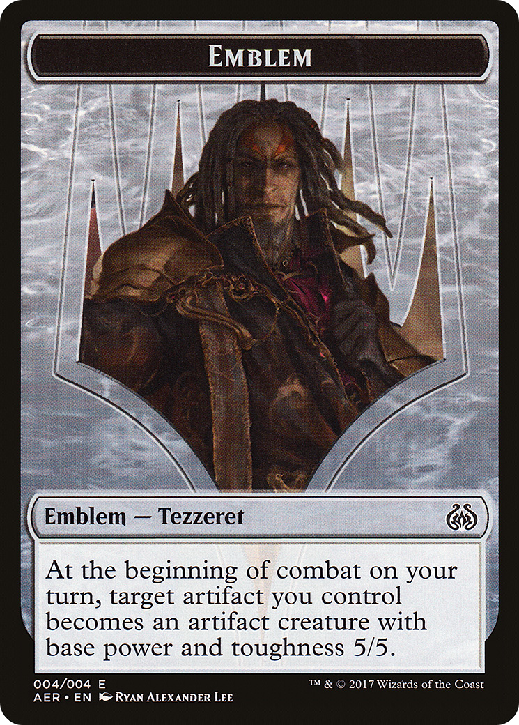 Tezzeret the Schemer Emblem (AER-004)