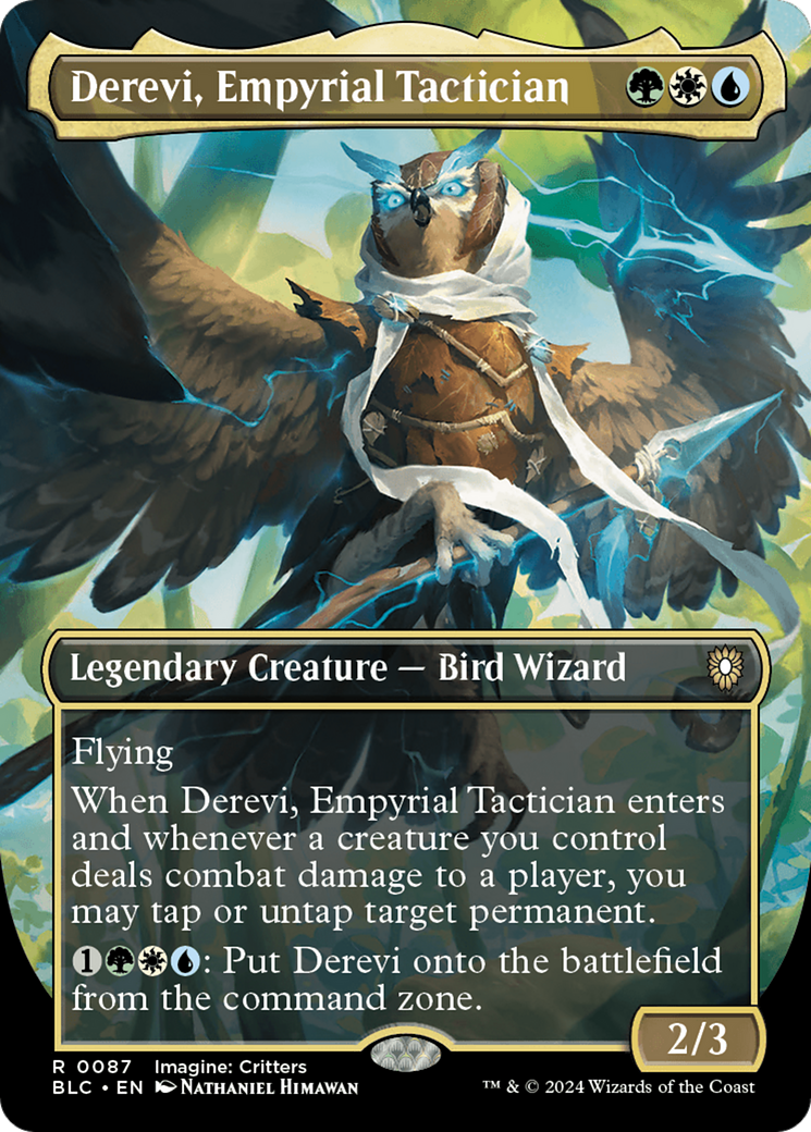 Derevi, Empyrial Tactician (BLC-087) (Borderless) (Foil)