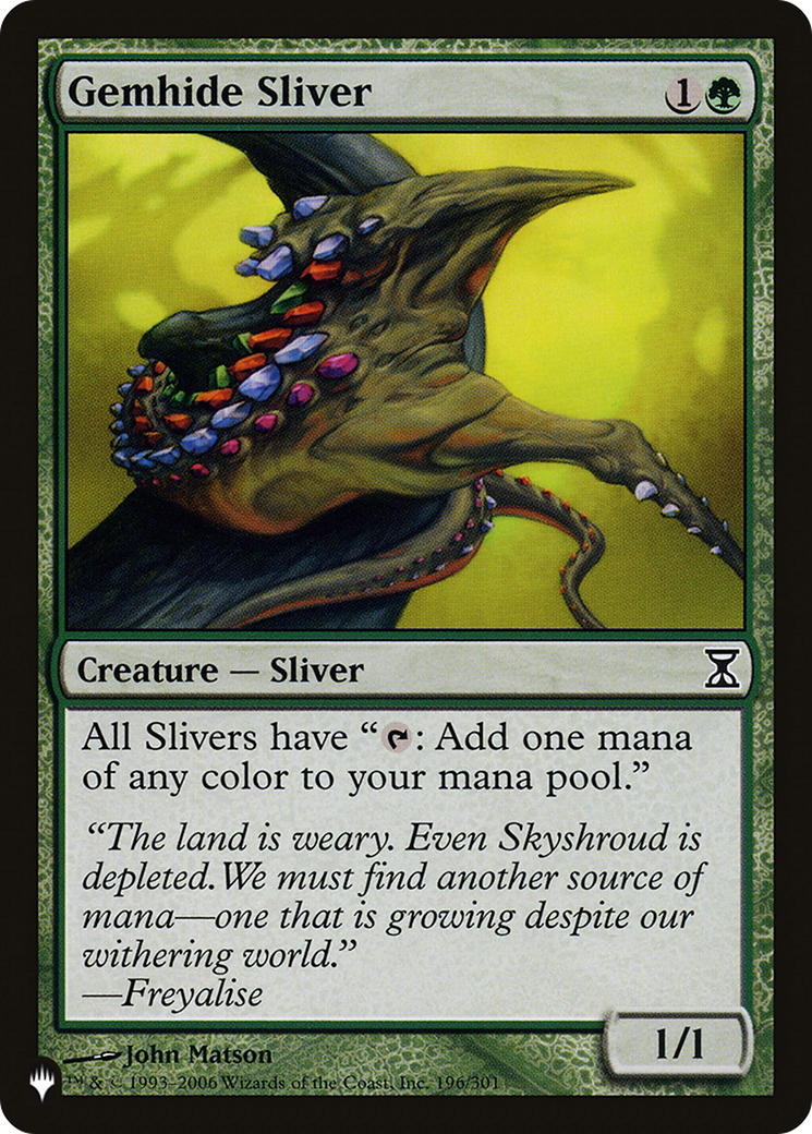 Gemhide Sliver (LIST-TSP-196)