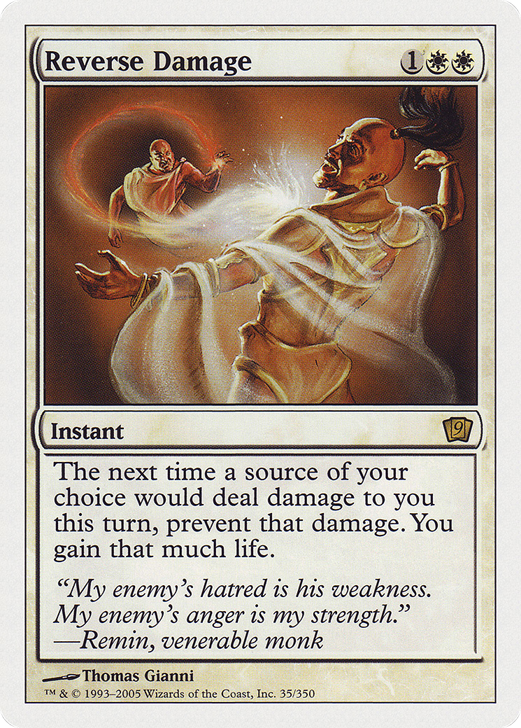 Reverse Damage (9ED-035★) (Foil)