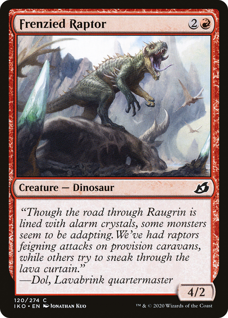Frenzied Raptor (IKO-120) (Foil)