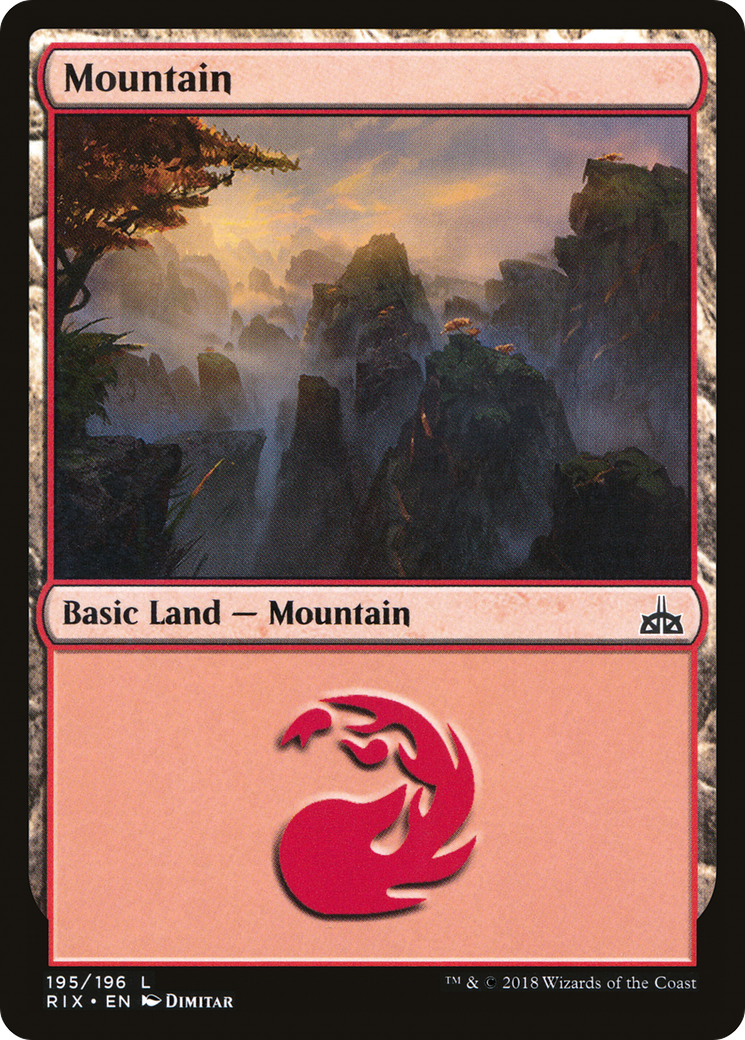 Mountain (RIX-195) (Foil)