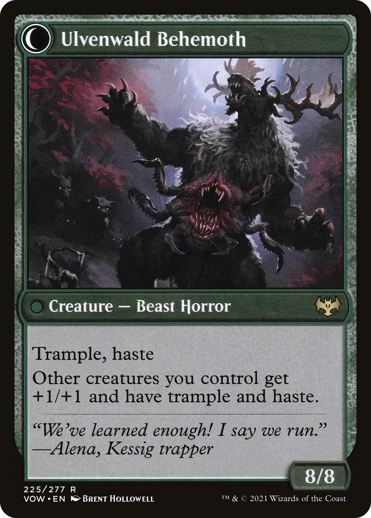 Ulvenwald Oddity // Ulvenwald Behemoth (VOW-225) (Foil)