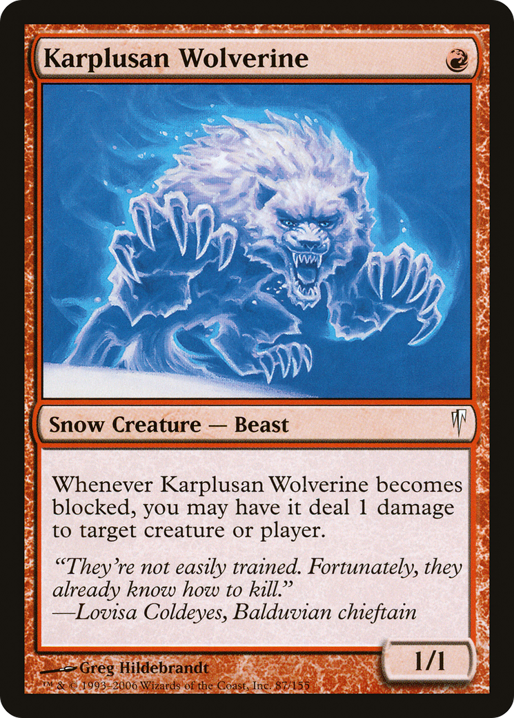 Karplusan Wolverine (CSP-087) (Foil)
