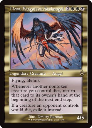 Liesa, Forgotten Archangel (Retro Frame) (INR-433) (Foil)