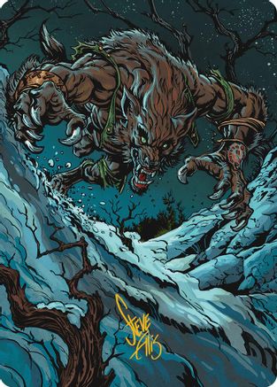 Ravager of the Fells Art Card (Gold-Stamped Signature) (AAINR-021)