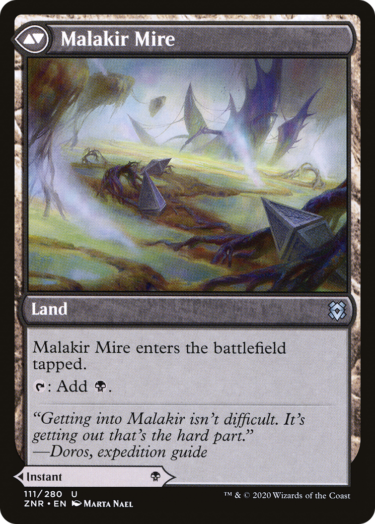 Malakir Rebirth // Malakir Mire (ZNR-111) (Foil)