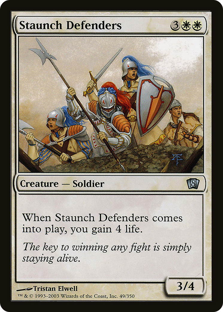 Staunch Defenders (8ED-049★) (Foil)