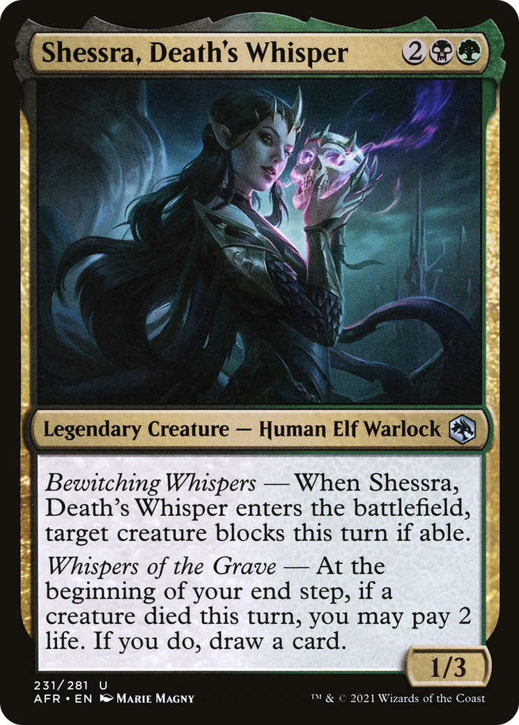 Shessra, Death's Whisper (AFR-231) (Foil)