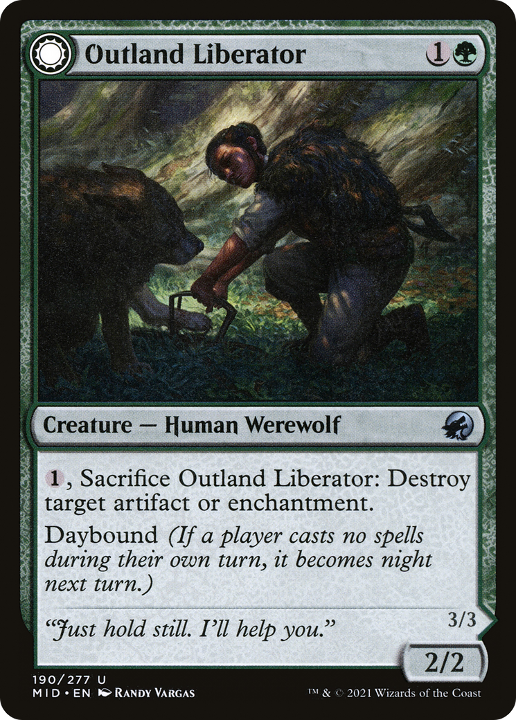 Outland Liberator // Frenzied Trapbreaker (MID-190)