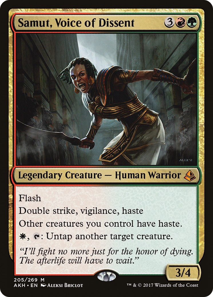 Samut, Voice of Dissent (AKH-205) (Foil)