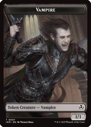 Vampire (0007) // Vampire (0008) Double-Sided Token (INR-7 // 8) (Foil)