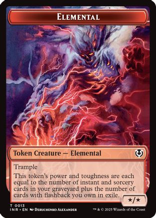 Elemental // Human (0014) Double-Sided Token (INR-13 // 14) (Foil)