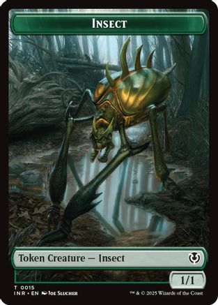 Insect // Spider Double-Sided Token (INR-15 // 16) (Foil)