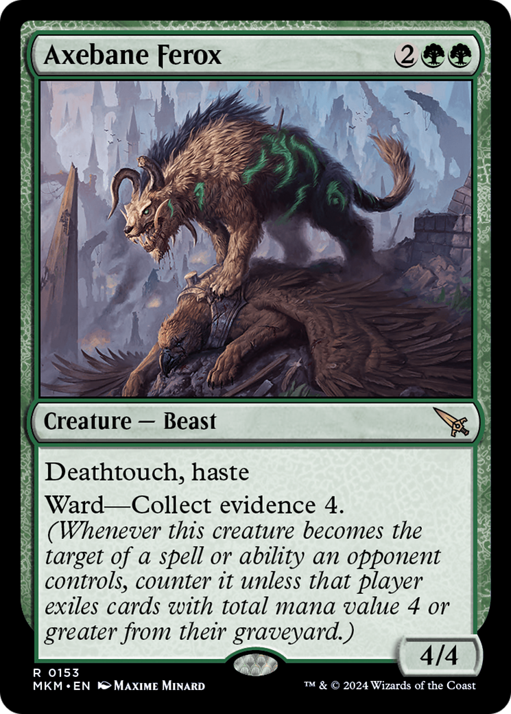 Axebane Ferox (MKM-153) (Foil)