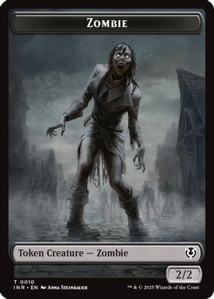 Zombie (0010) // Blood Double-Sided Token (INR-10 // 21)