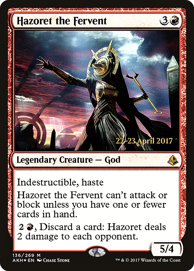 Hazoret the Fervent (PRE-136S) (Foil)