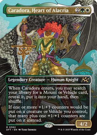 Caradora, Heart of Alacria (Borderless) (DFT-362)